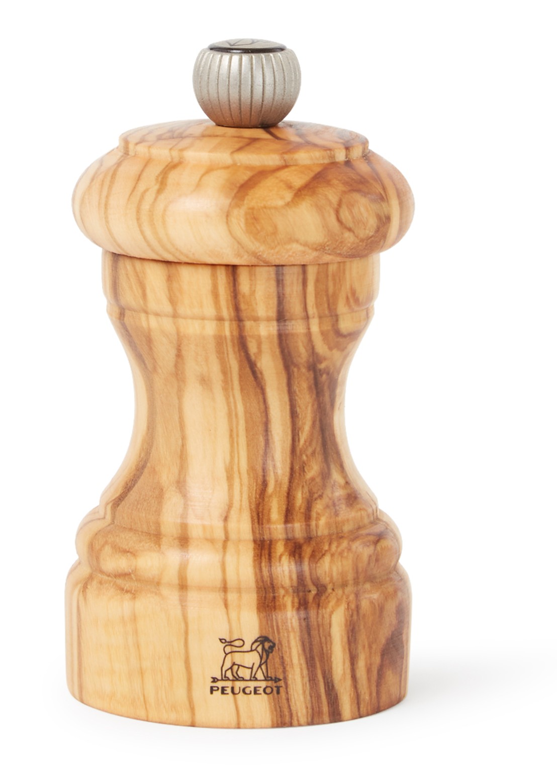 Peugeot Bistro pepermolen 10 cm - voorkant bruin