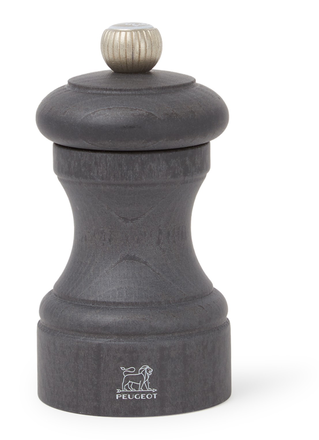 Peugeot Bistro zoutmolen 10 cm - voorkant zwart