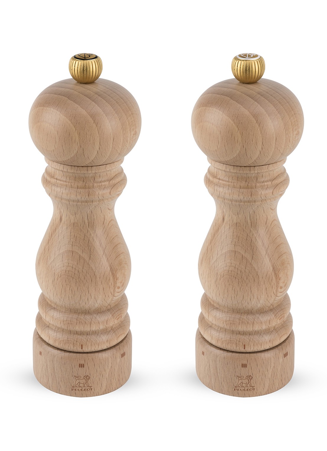 Peugeot Duo Paris U'Select peper- en zoutmolen 18 cm 2-delig - voorkant beige