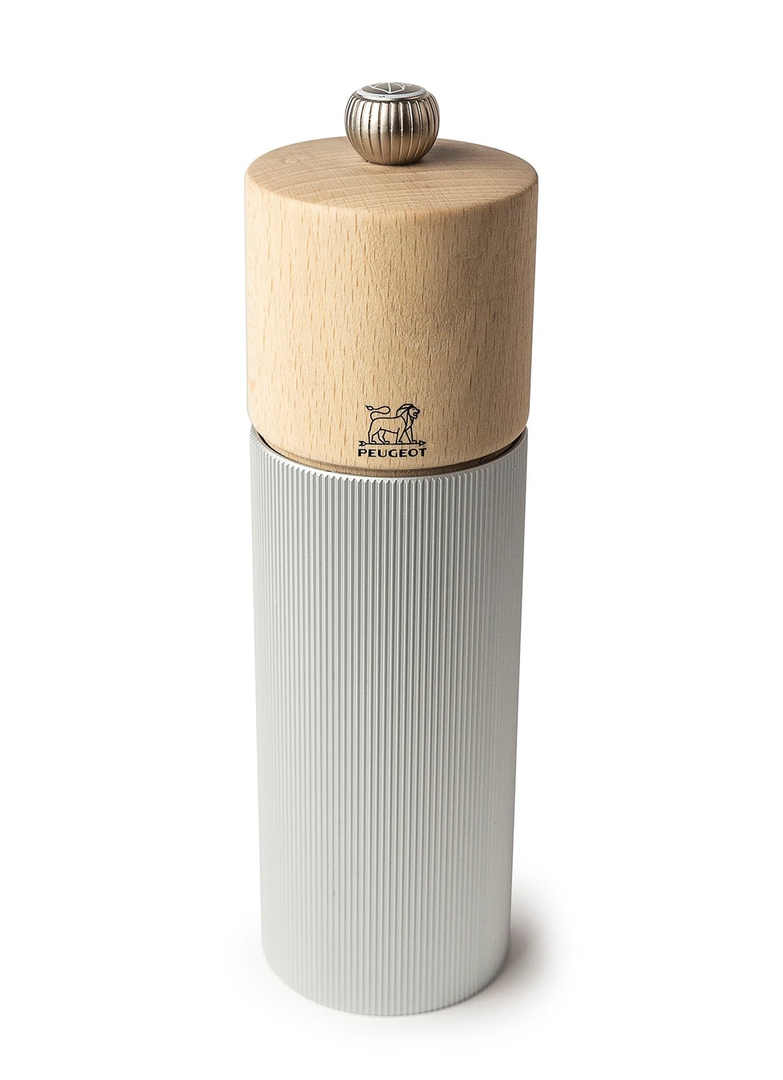 Peugeot Line Manuele zoutmolen 18 cm - voorkant wit