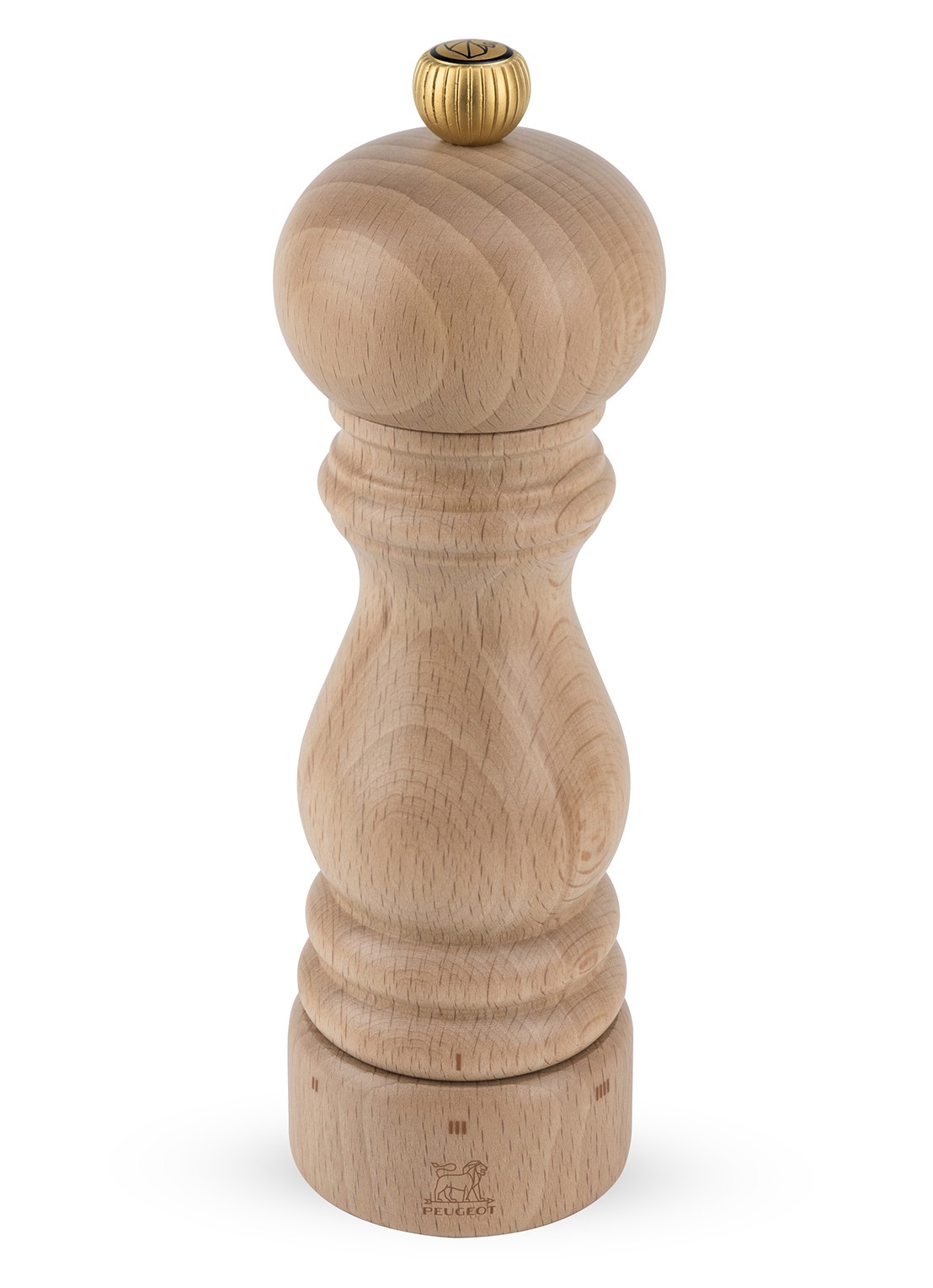 Peugeot Paris Pepermolen 18 cm - voorkant lichtbruin