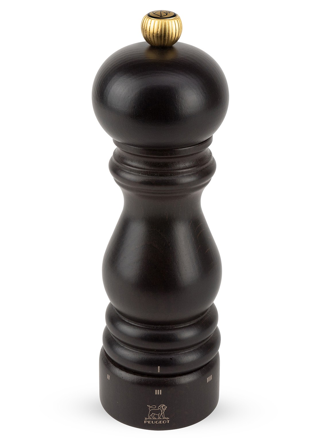 Peugeot Pepermolen 18 cm - voorkant kastanjebruin