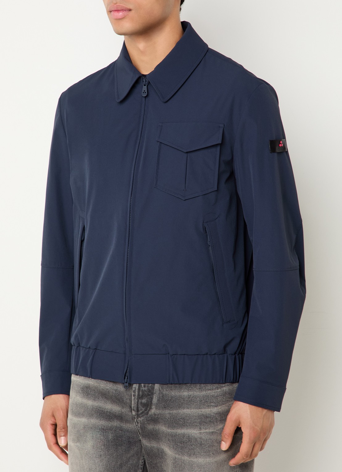 Peuterey Jack met steekzakken - detail 3 donkerblauw