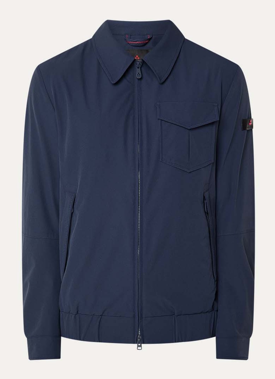 Peuterey Jack met steekzakken - voorkant donkerblauw