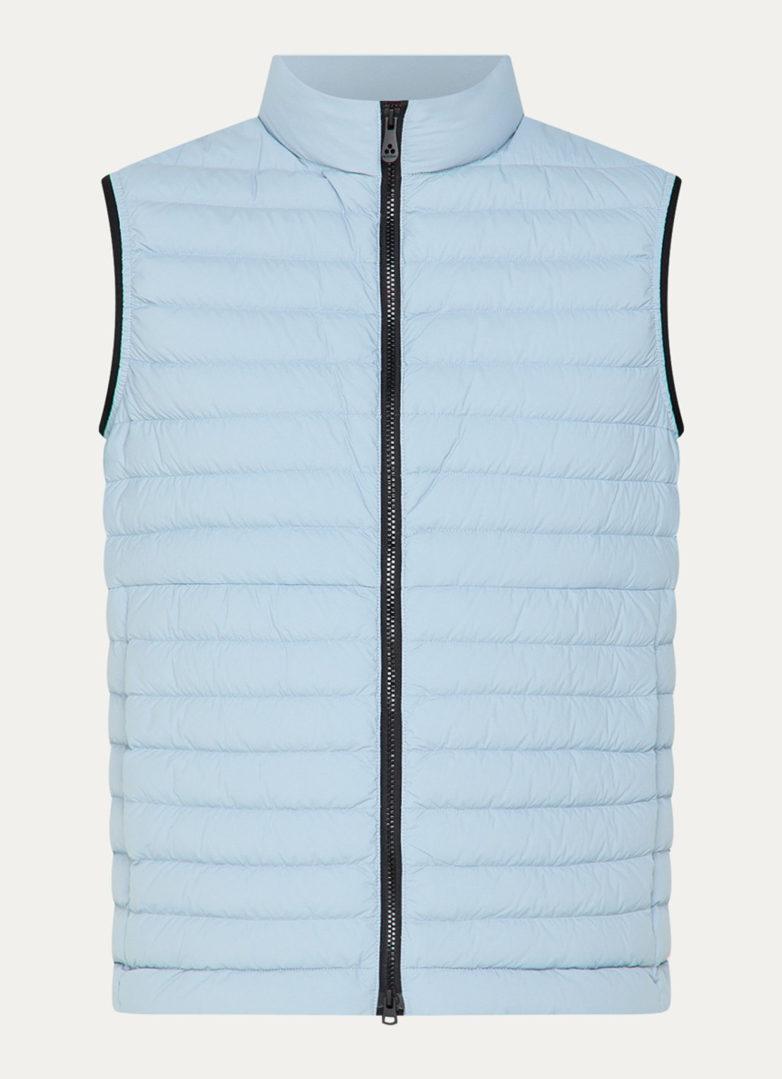 Peuterey Moise gewatteerde bodywarmer met donsvulling - voorkant 3 lichtblauw