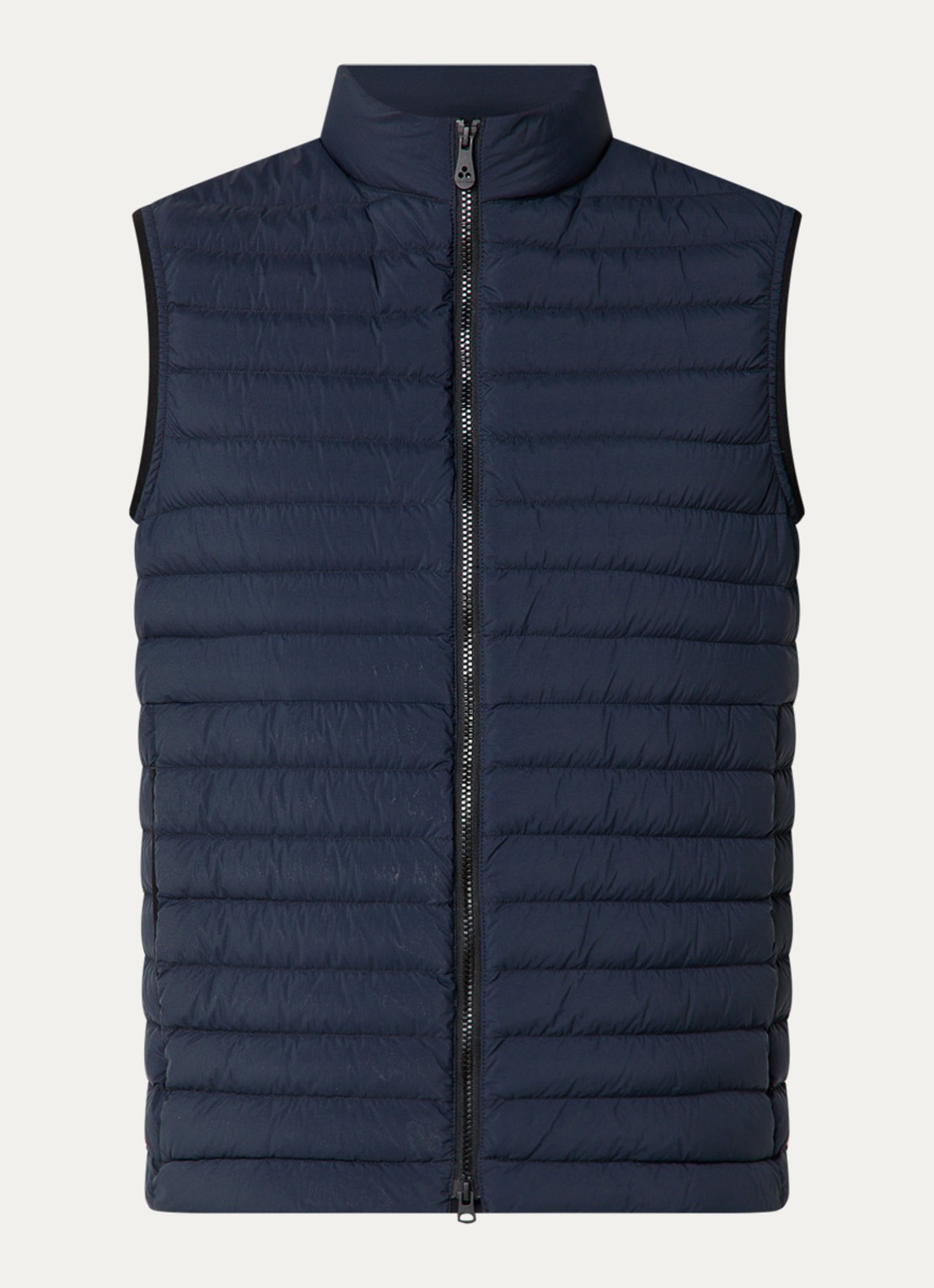 Peuterey Moise gewatteerde bodywarmer met donsvulling - voorkant donkerblauw
