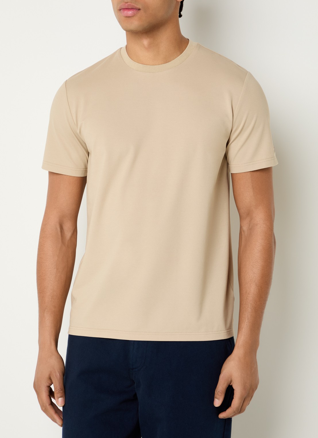 Peuterey Zole T-shirt met in zijdeblend - detail 4 beige