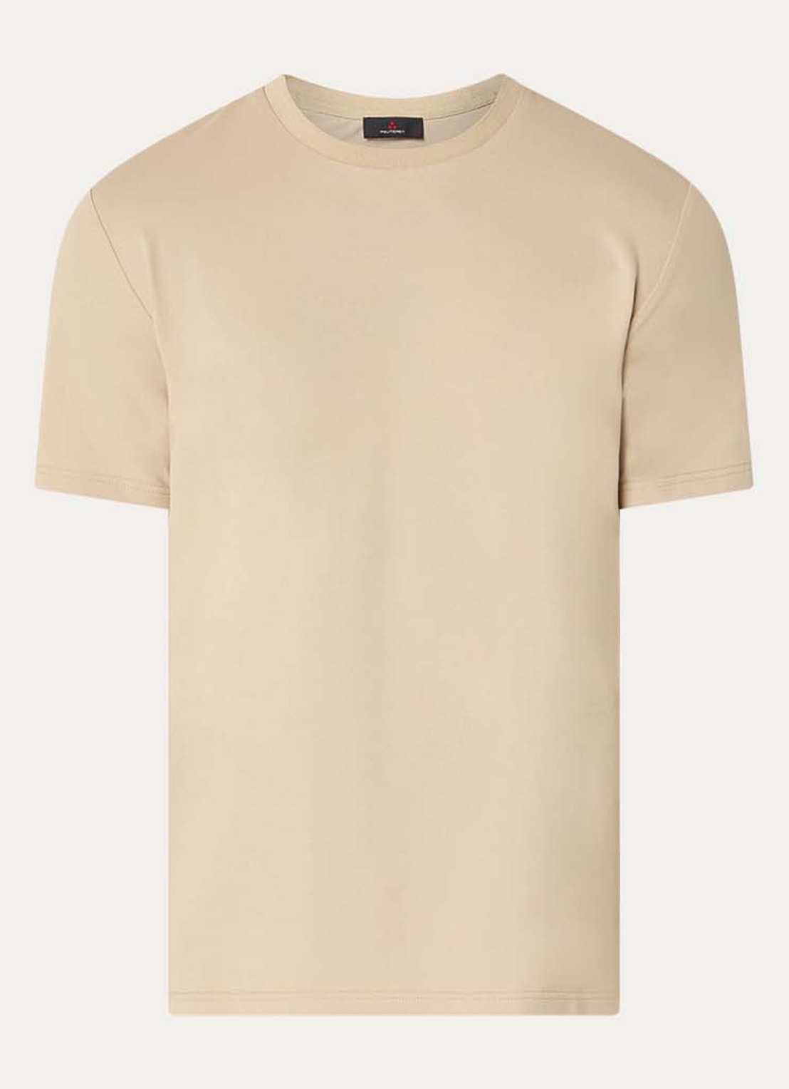 Peuterey Zole T-shirt met in zijdeblend - voorkant 2 beige