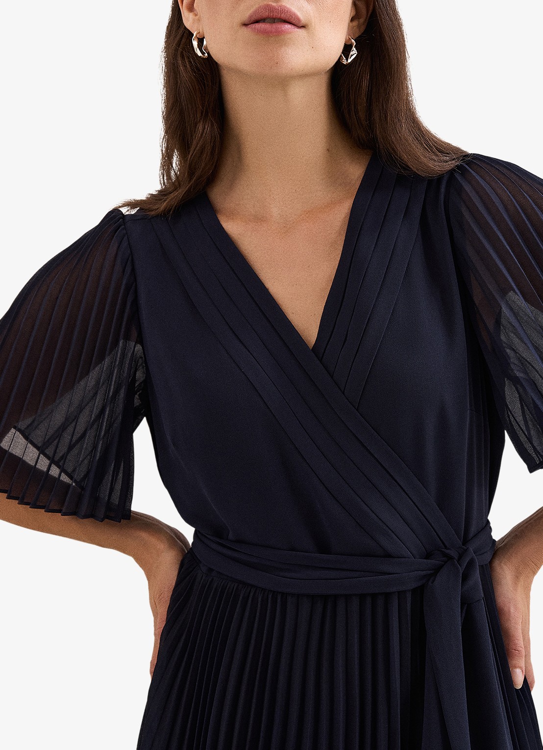 Phase Eight Abigail maxi jurk met bloemenprint - detail 6 blauw