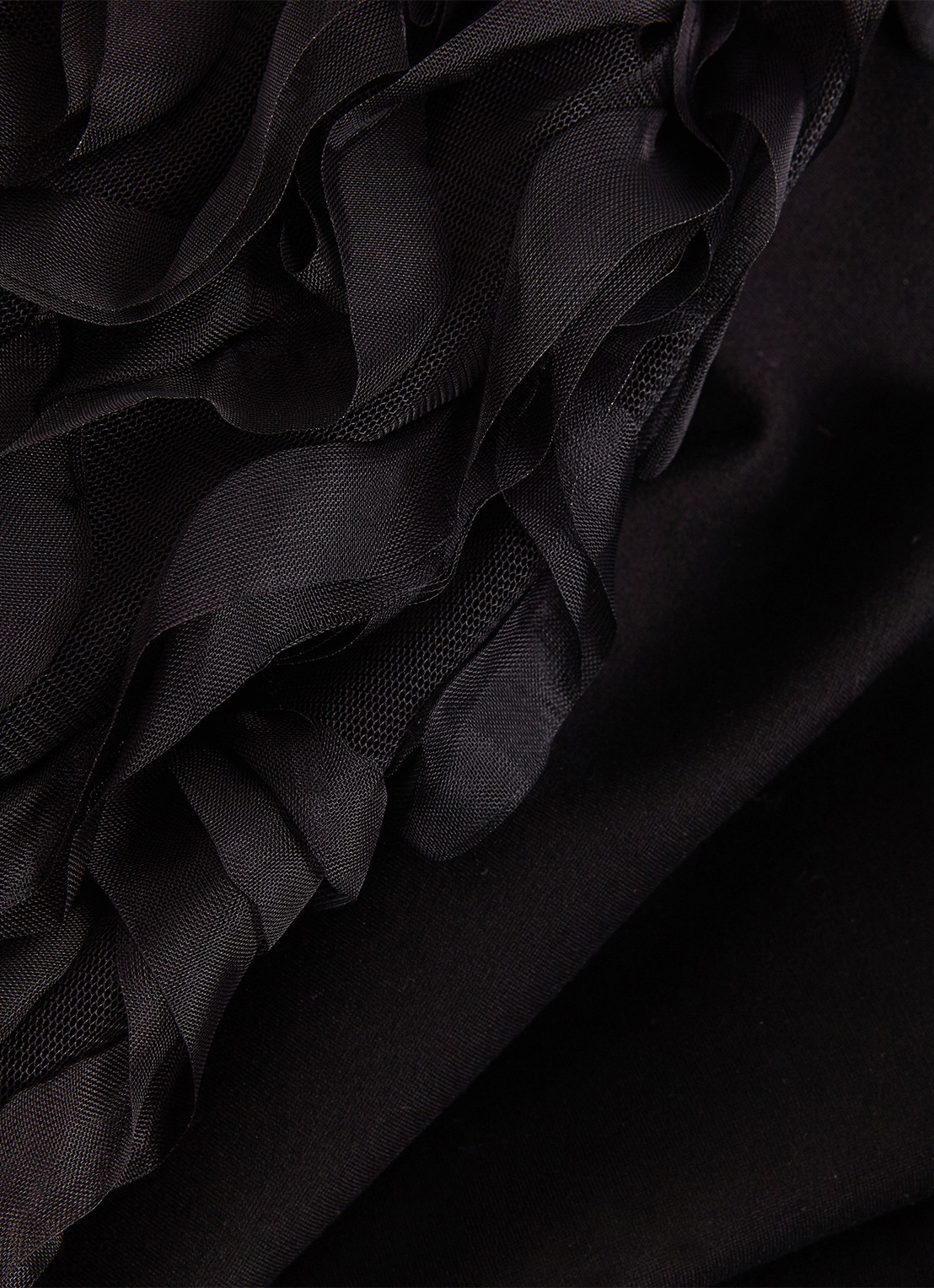 Phase Eight Aida mini jurk met pofmouw - detail 5 zwart