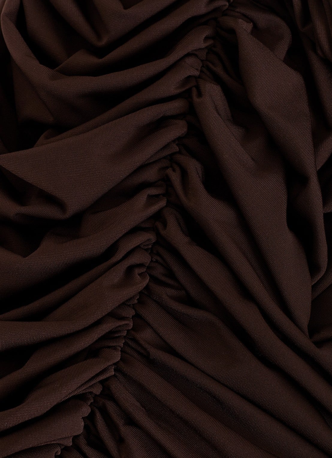 Phase Eight Aimee mini jurk met asymmetrische mouw - detail 6 bruin