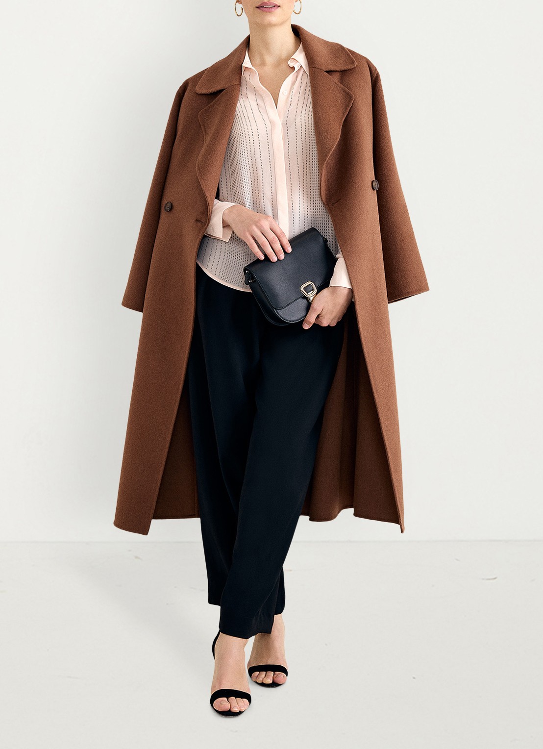 Phase Eight Aleya blouse met strass - detail 4 zalmroze