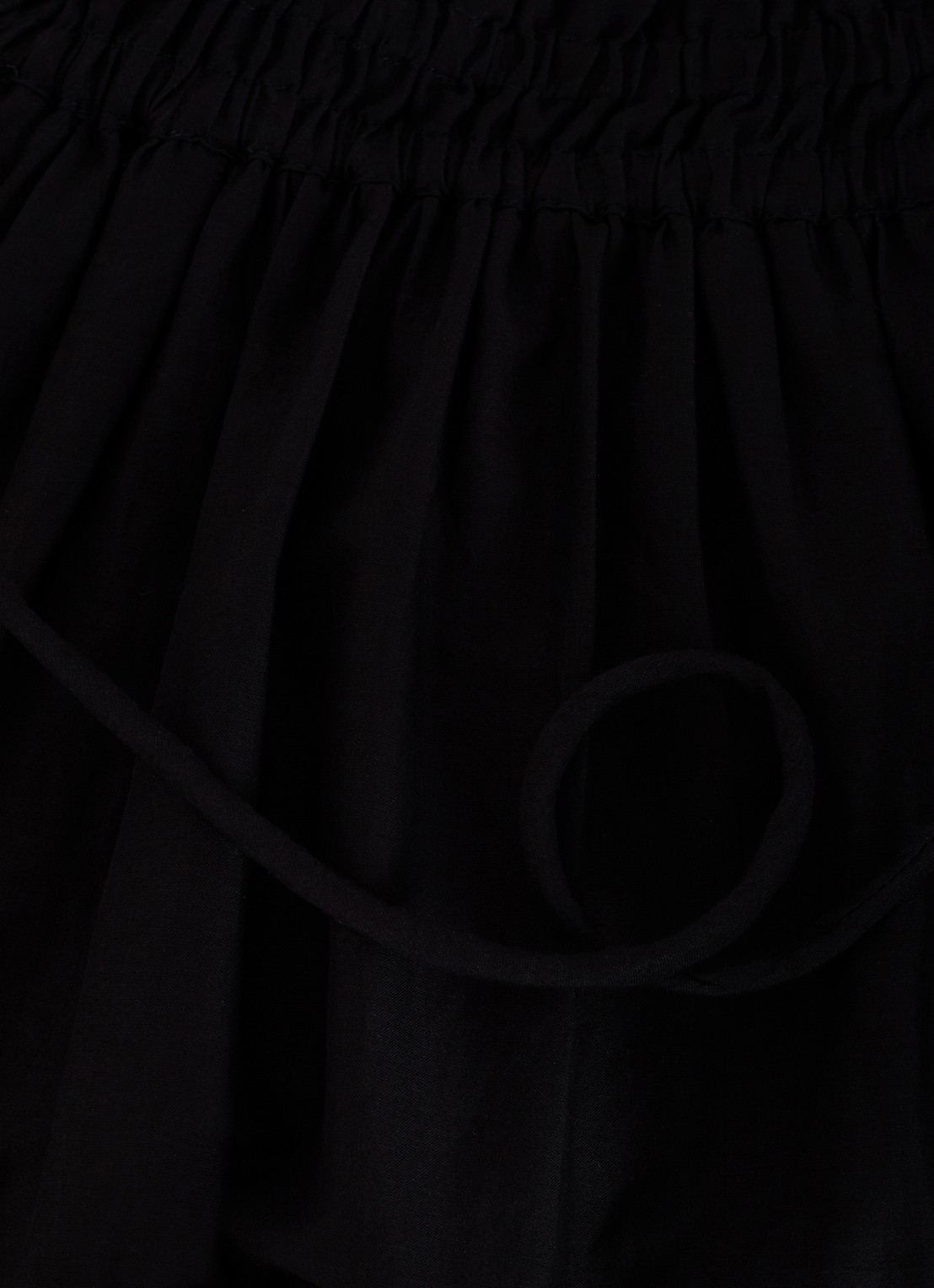 Phase Eight Alva maxi rok met plooien - detail 6 zwart