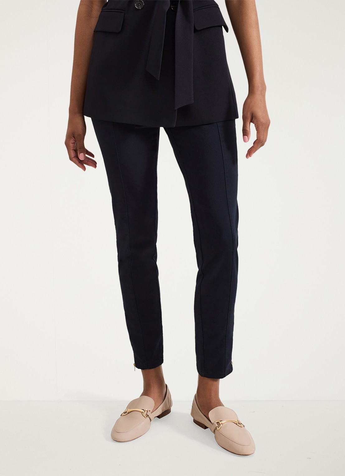 Phase Eight Amina high waist cropped skinny broek - detail 2 indigo