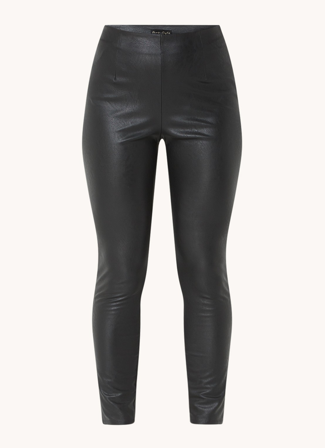 Phase Eight Amine high waist legging van imitatieleer - voorkant 2 zwart