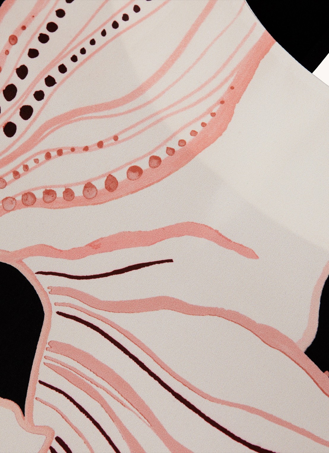 Phase Eight Antonia top met bloemenprint - detail 7 zwart