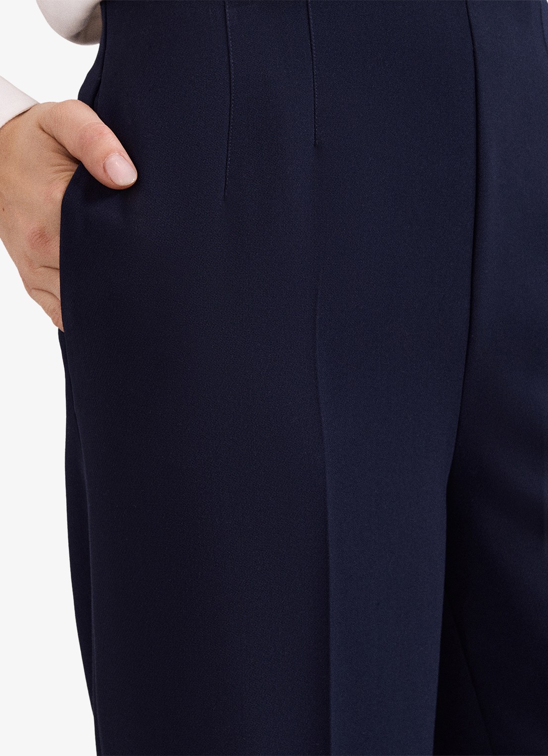 Phase Eight Aubrie high waist loose fit pantalon met steekzakken - detail 5 blauw