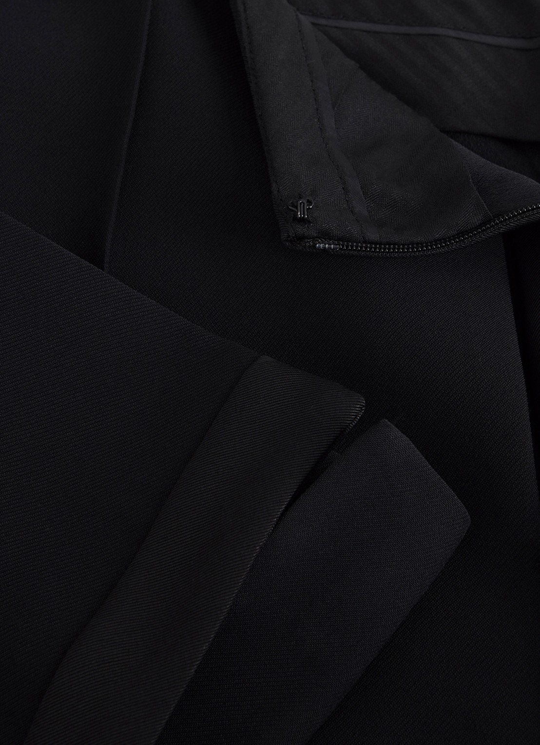 Phase Eight Aubrielle cropped high waist wide fit culotte met steekzakken - detail 7 zwart