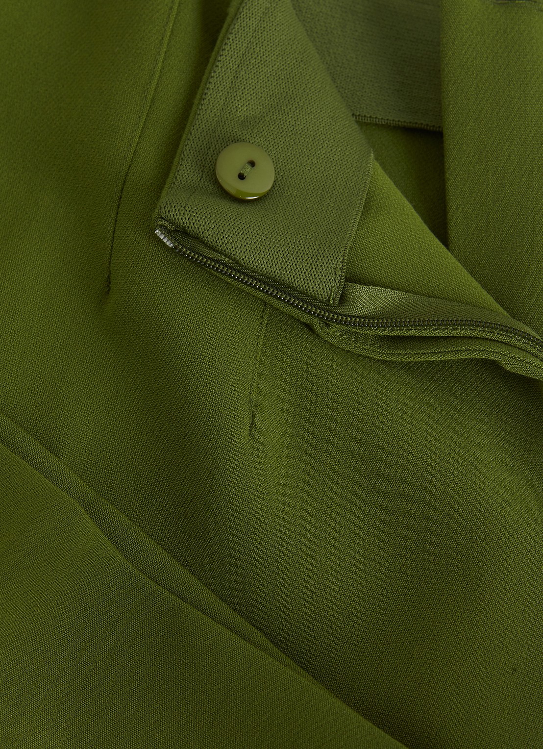 Phase Eight Aubrielle high waist loose fit culotte met steekzakken - detail 7 donkergroen