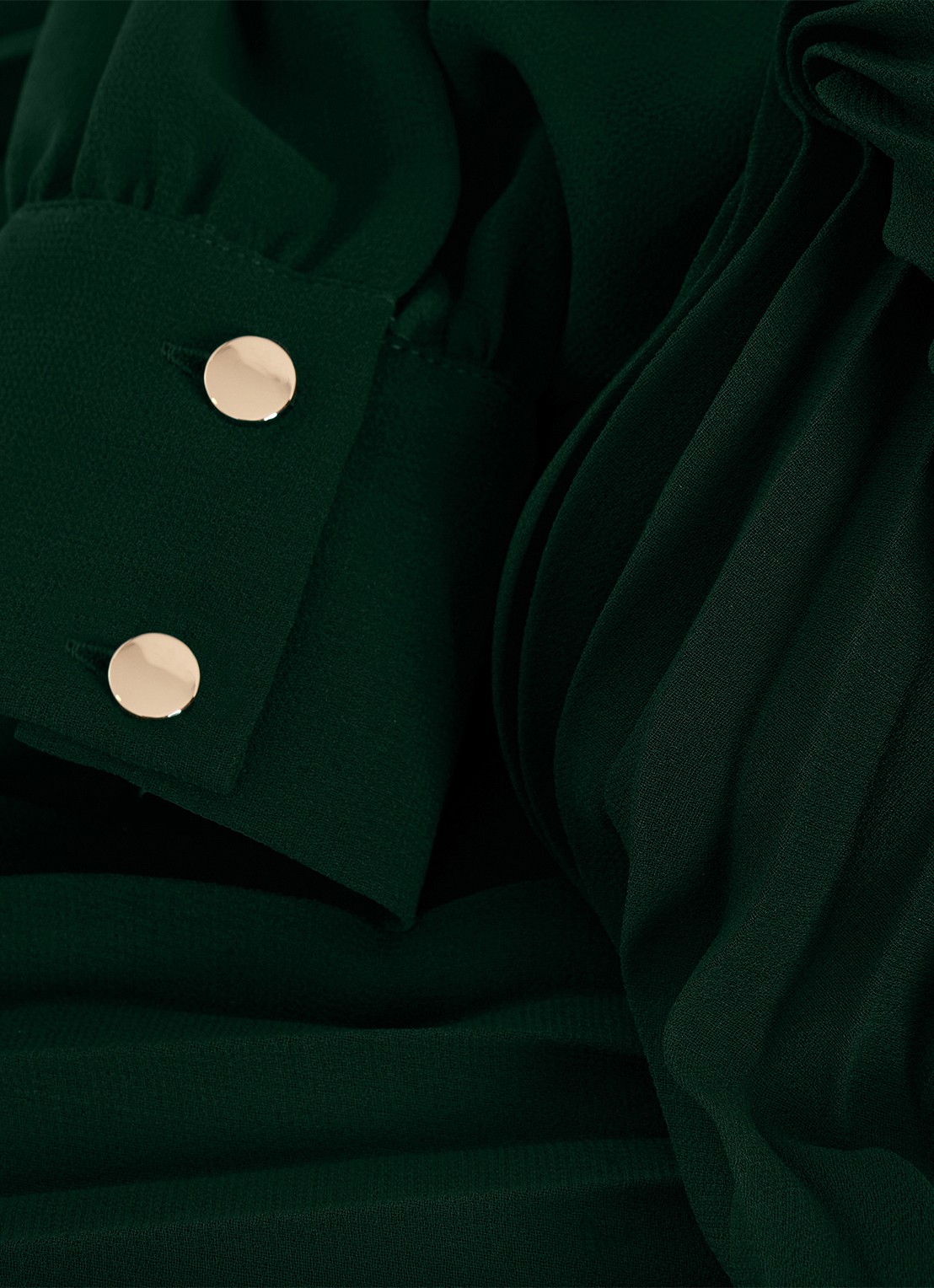Phase Eight Azealia ribgebreide mini jurk met stretch - detail 4 donkergroen
