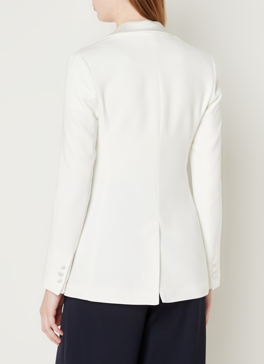 Phase Eight Beatriz blazer met klepzakken - achterkant 3 ivoor