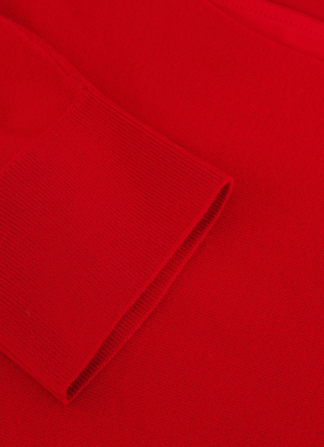 Phase Eight Becca mini fijngebreide jurk met vleermuismouw - detail 4 rood