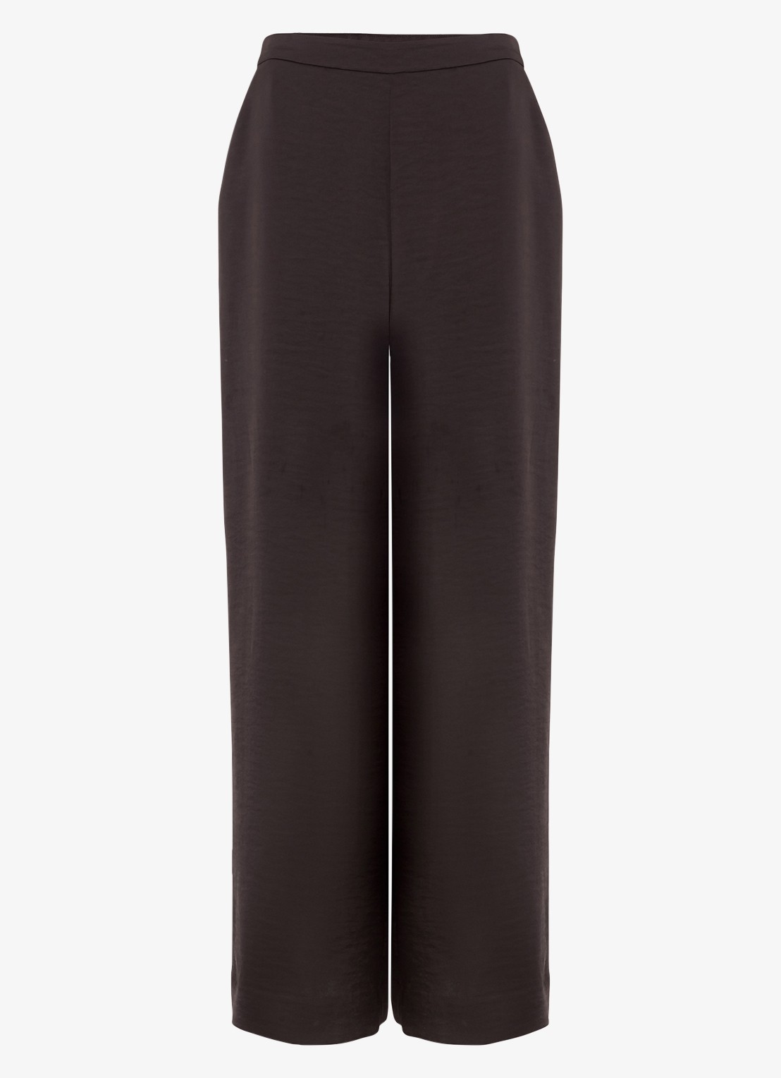 Phase Eight Beccy wide fit pantalon met steekzakken - voorkant 5 bruin