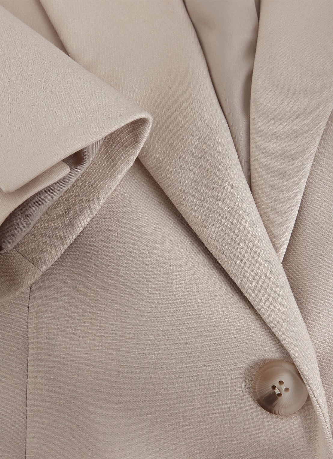 Phase Eight Belle blazer met paspelzakken - detail 4 creme