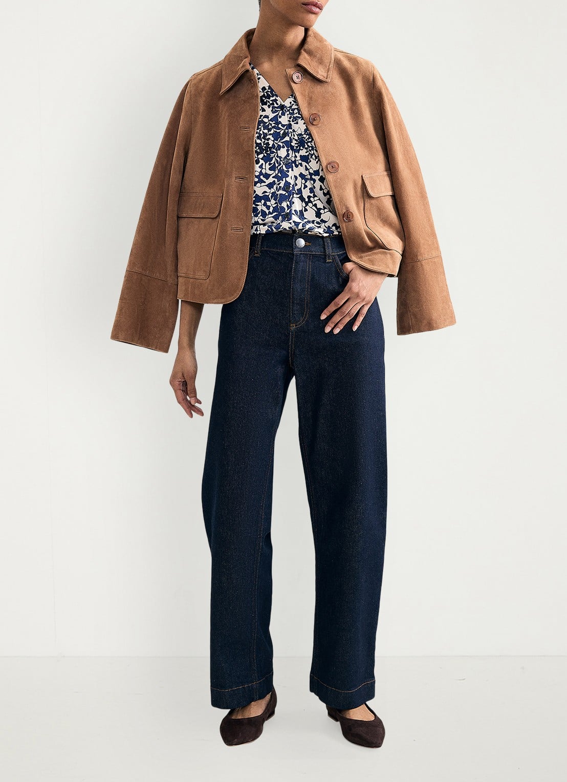 Phase Eight Blouse met print - detail 5 blauw