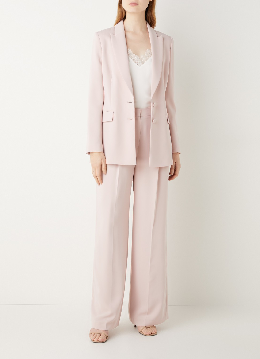 Phase Eight Cadie blazer met klepzakken - voorkant 5 oudroze