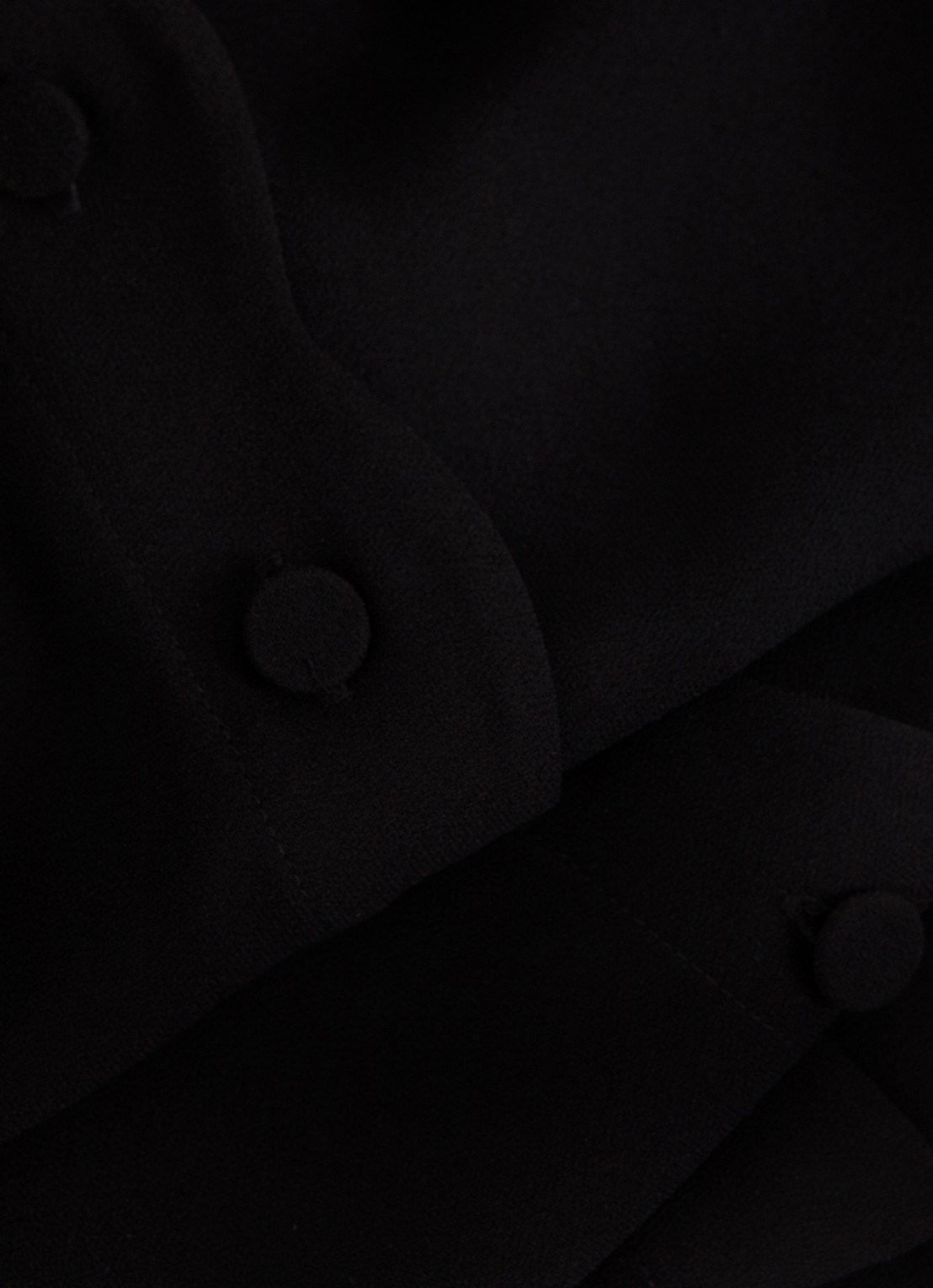 Phase Eight Candice blousejurk met pofmouw - detail 5 zwart