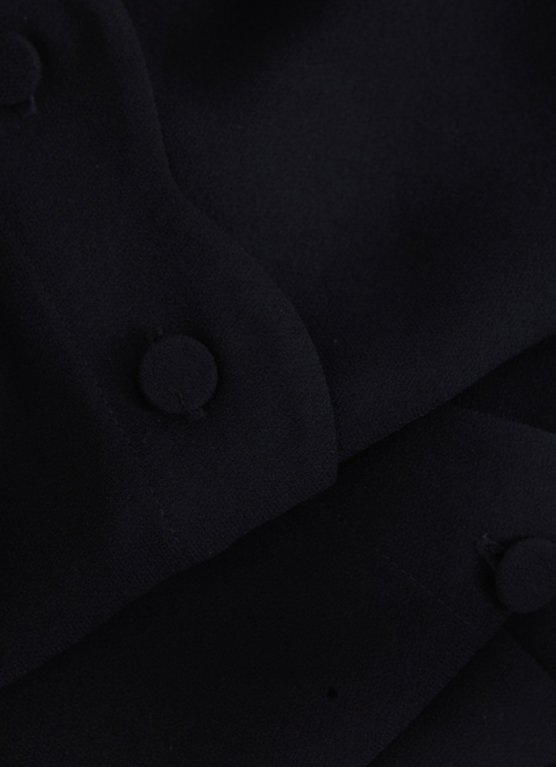 Phase Eight Candice mini blousejurk met kraag - detail 6 donkerblauw