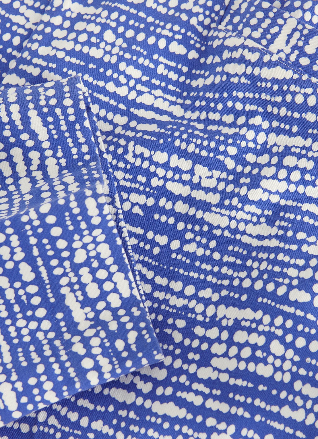 Phase Eight Carmella high waist slim fit cropped pantalon met grafische print - detail 4 donkerblauw