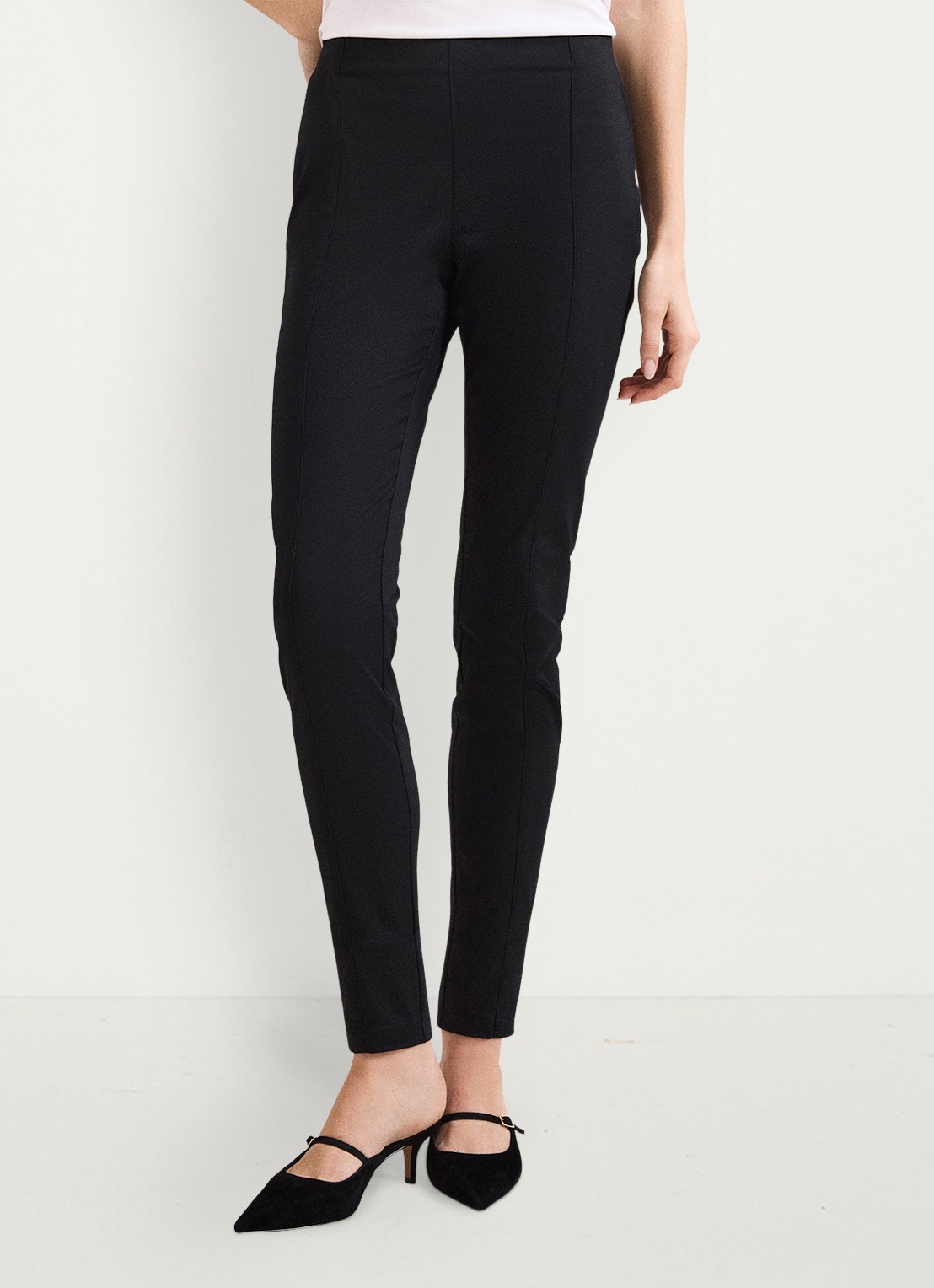 Phase Eight Charlie slim fit pantalon - detail 2 zwart