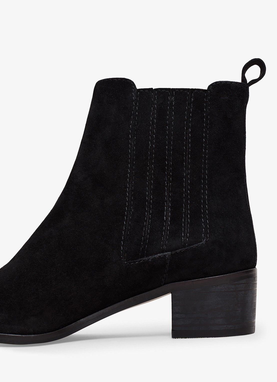 Phase Eight Chelsea boot met strass - detail 6 zwart