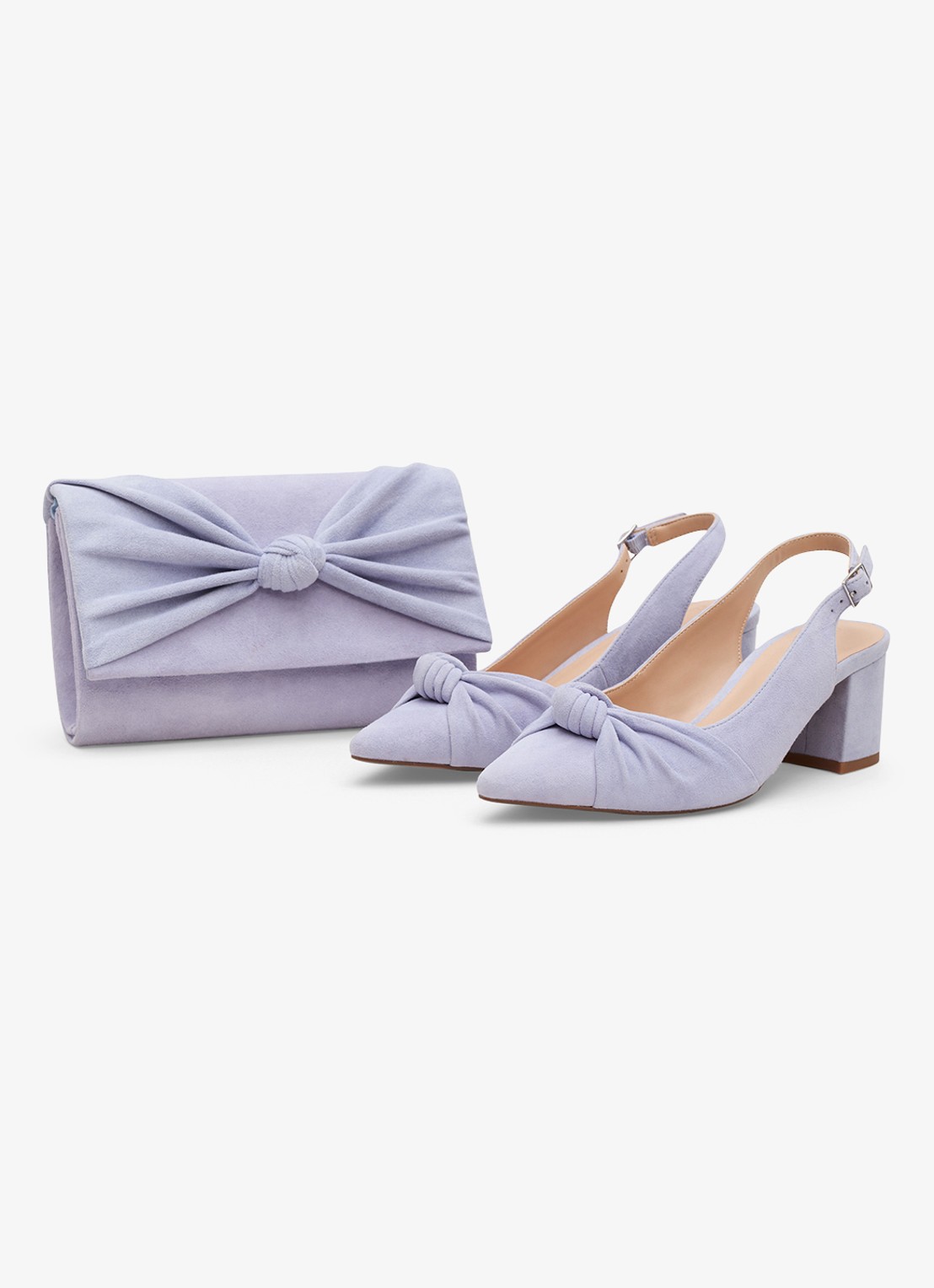 Phase Eight Clutch met knoopdetail - detail 5 donkerblauw