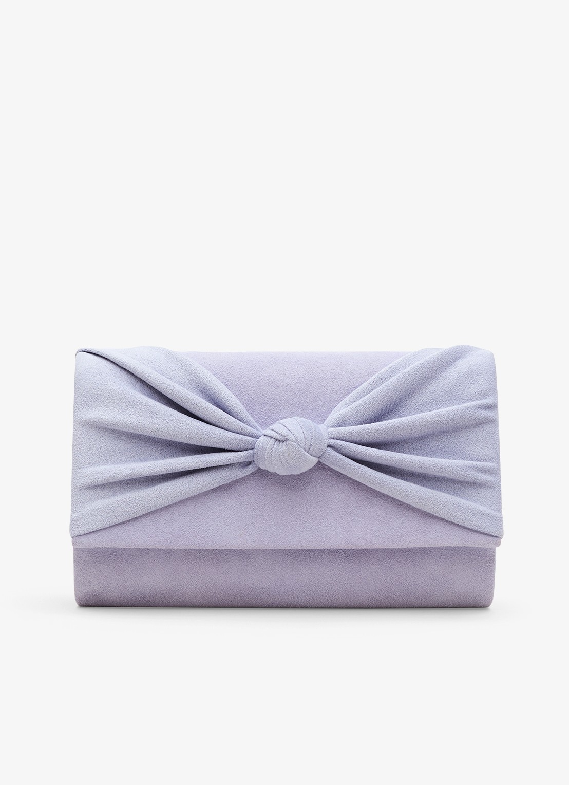 Phase Eight Clutch met knoopdetail - voorkant donkerblauw