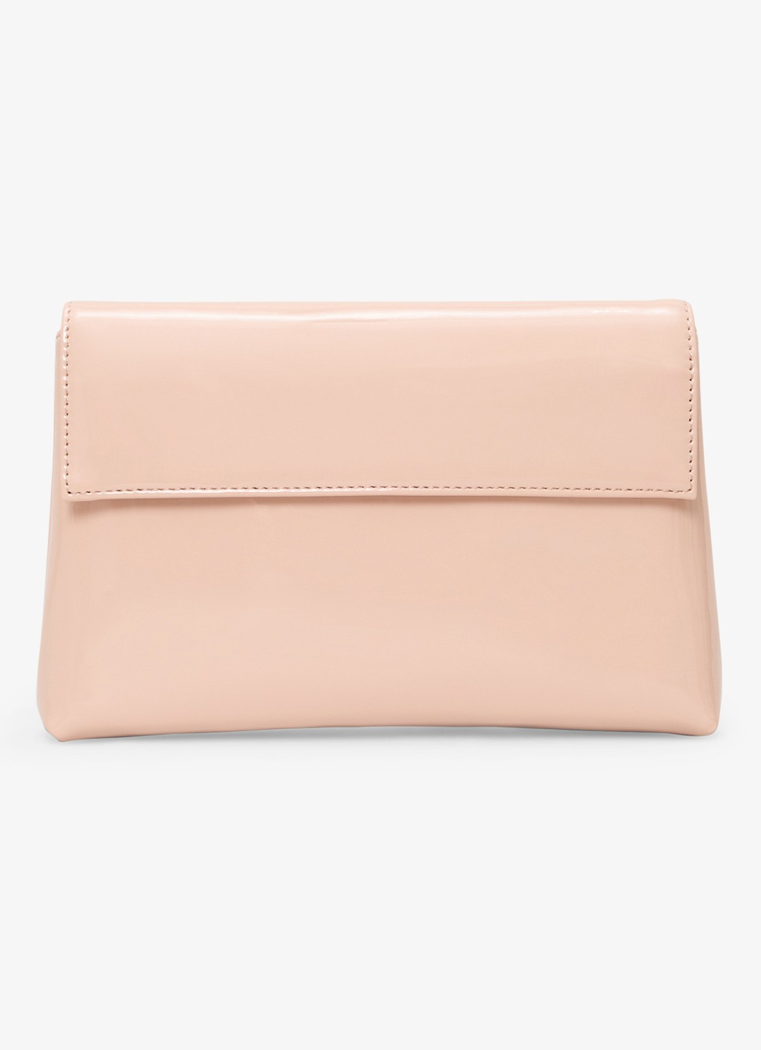 Phase Eight Clutch met lakfinish - voorkant 6 oudroze