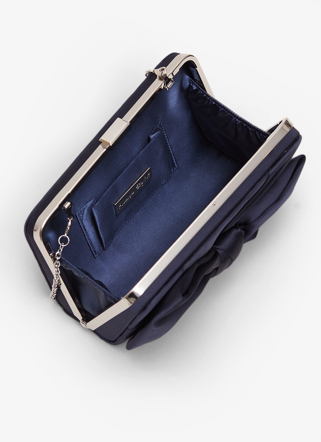 Phase Eight Clutch met strik detail - achterkant 8 blauw