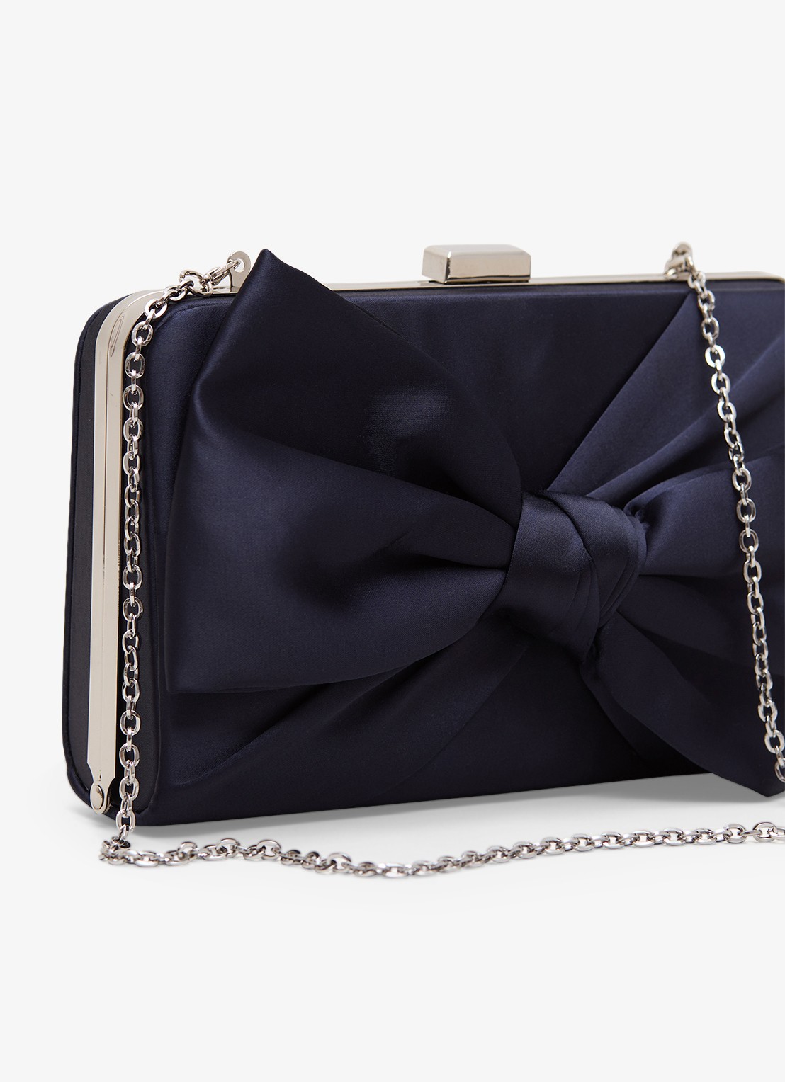 Phase Eight Clutch met strik detail - detail blauw
