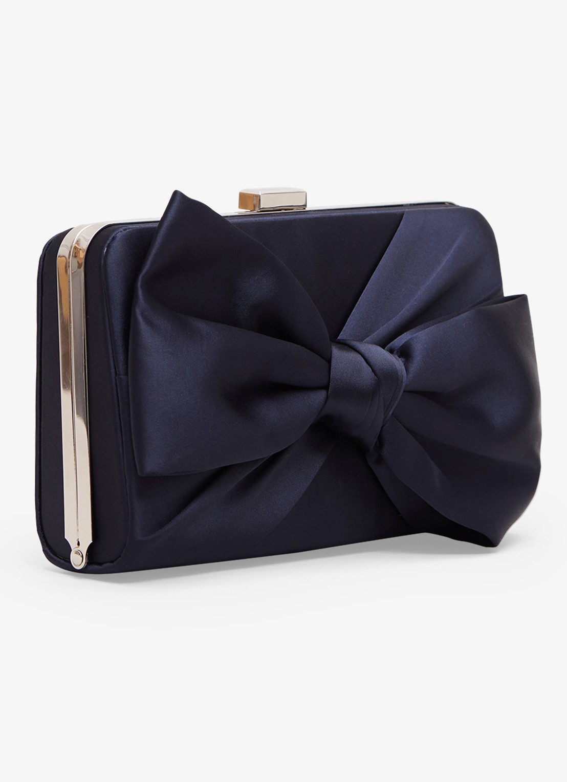 Phase Eight Clutch met strik detail - voorkant 7 blauw