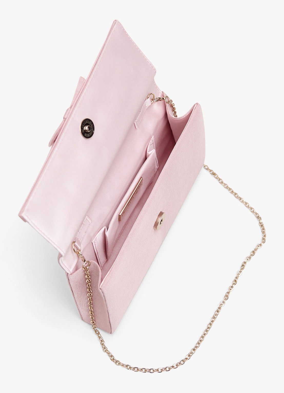 Phase Eight Clutch met strik detail - achterkant 8 oudroze
