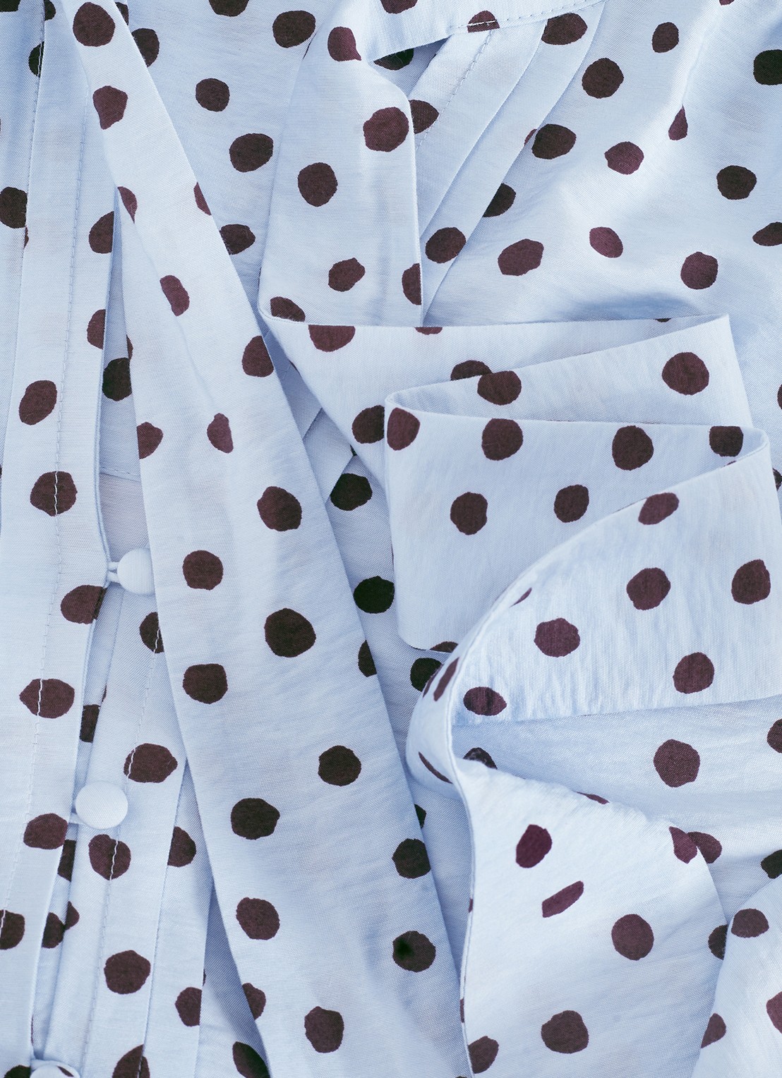 Phase Eight Coco blouse met stippenprint - detail 8 donkerblauw