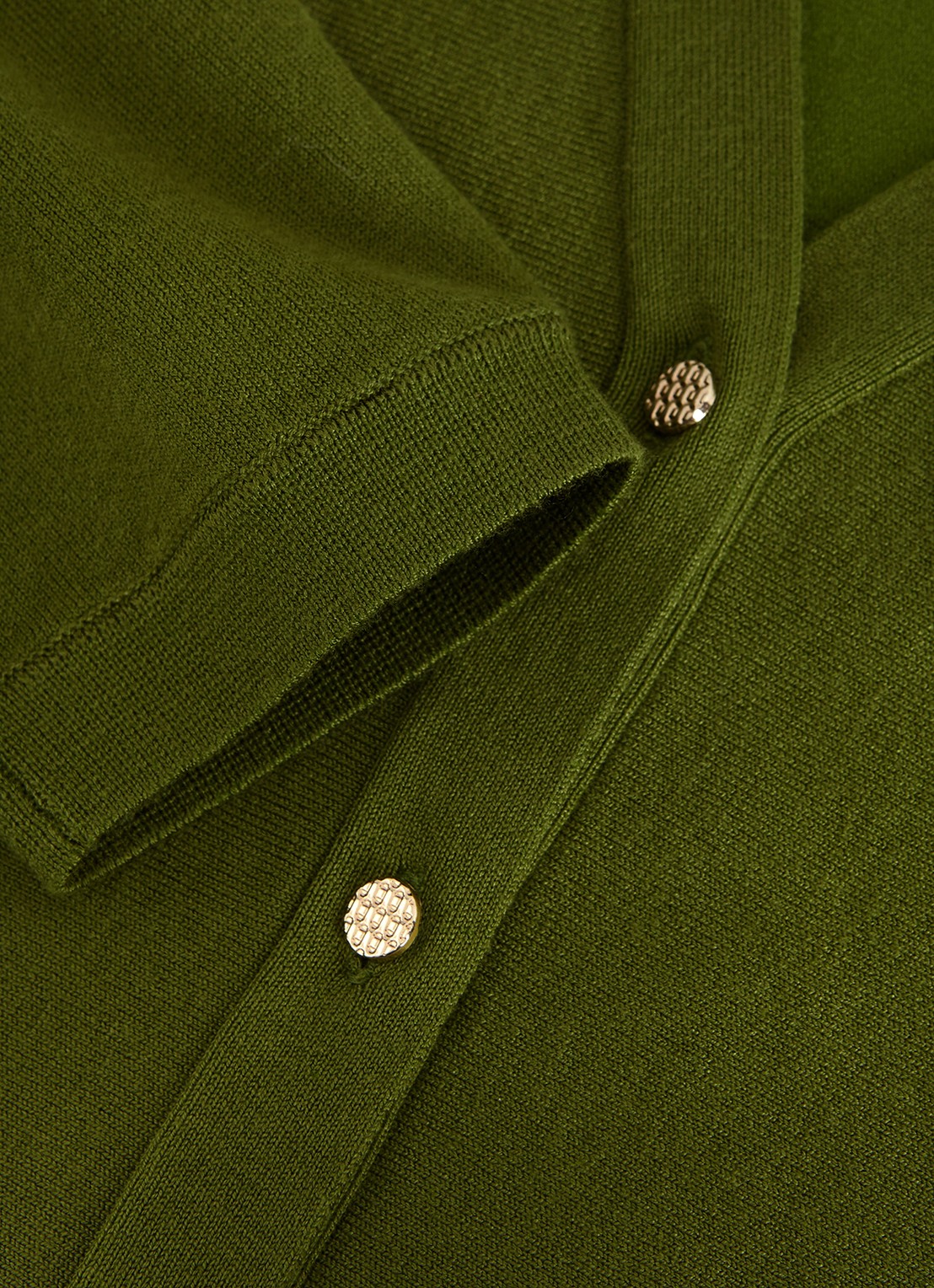 Phase Eight Cristine fijngebreid vest met vleermuismouw - detail 4 groen