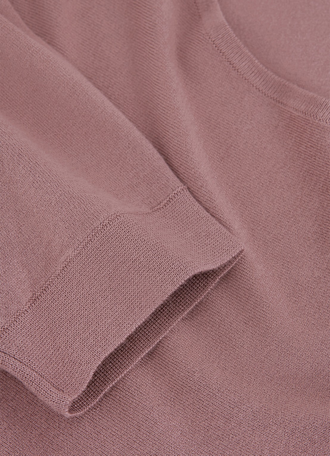 Phase Eight Cristine fijngebreide trui met vleermuismouw - detail 7 taupe