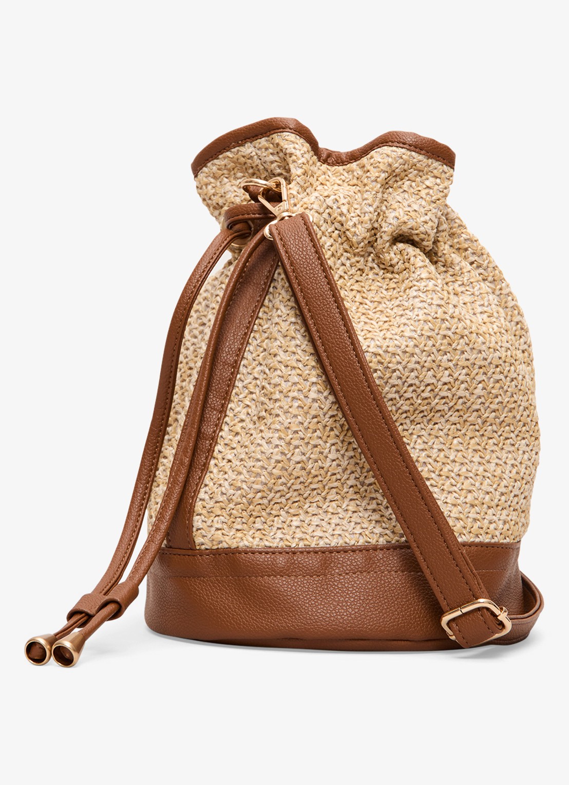 Phase Eight Crossbodytas met gevlochten detail en afneembare schouderriem - voorkant 4 beige