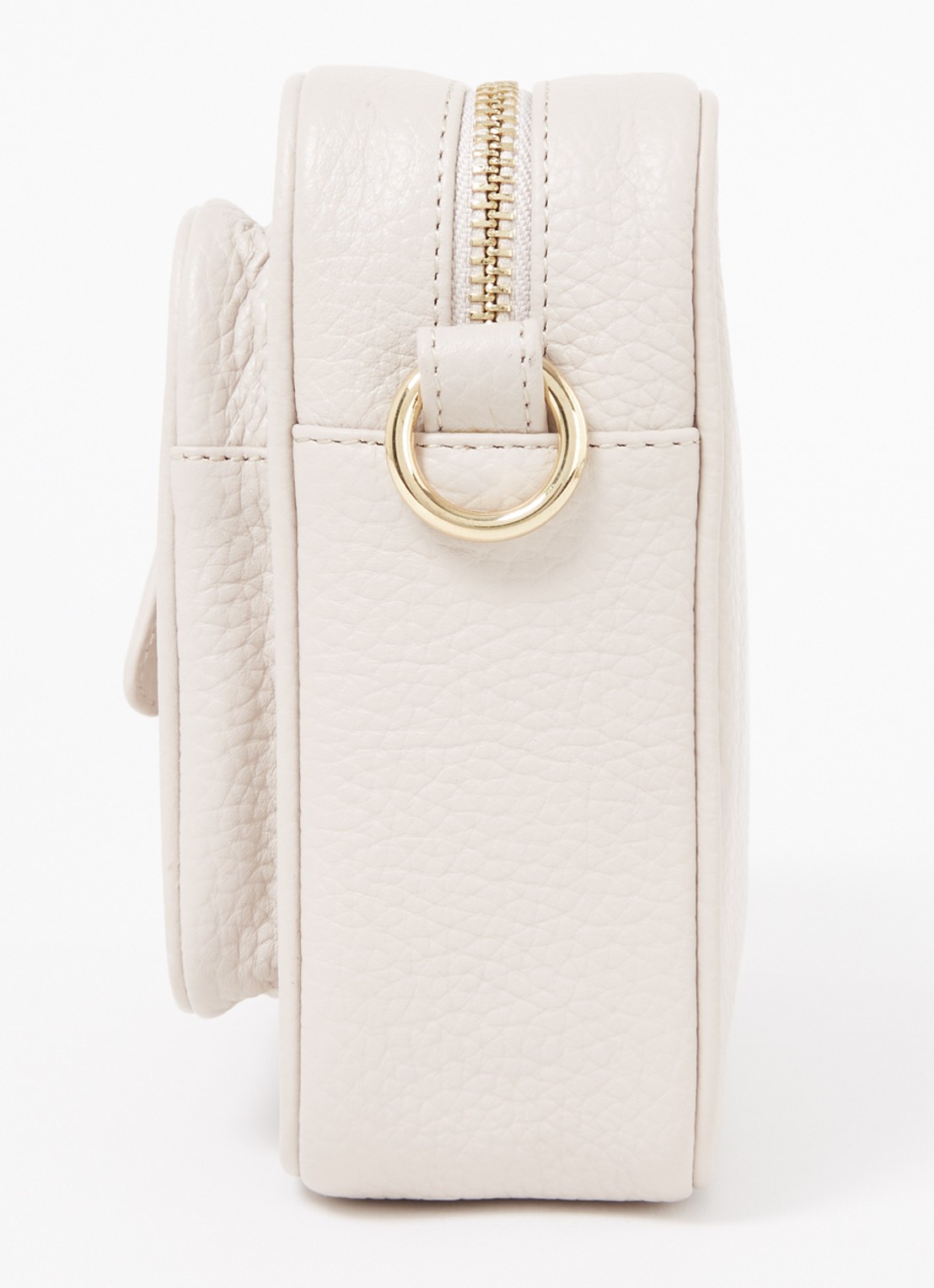 Phase Eight Crossbodytas van leer - detail 2 creme