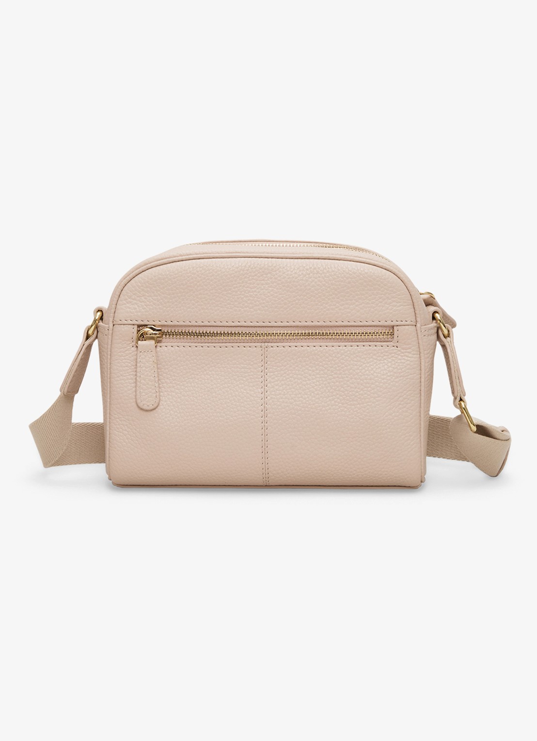 Phase Eight Crossbodytas van leer - voorkant 5 ivoor