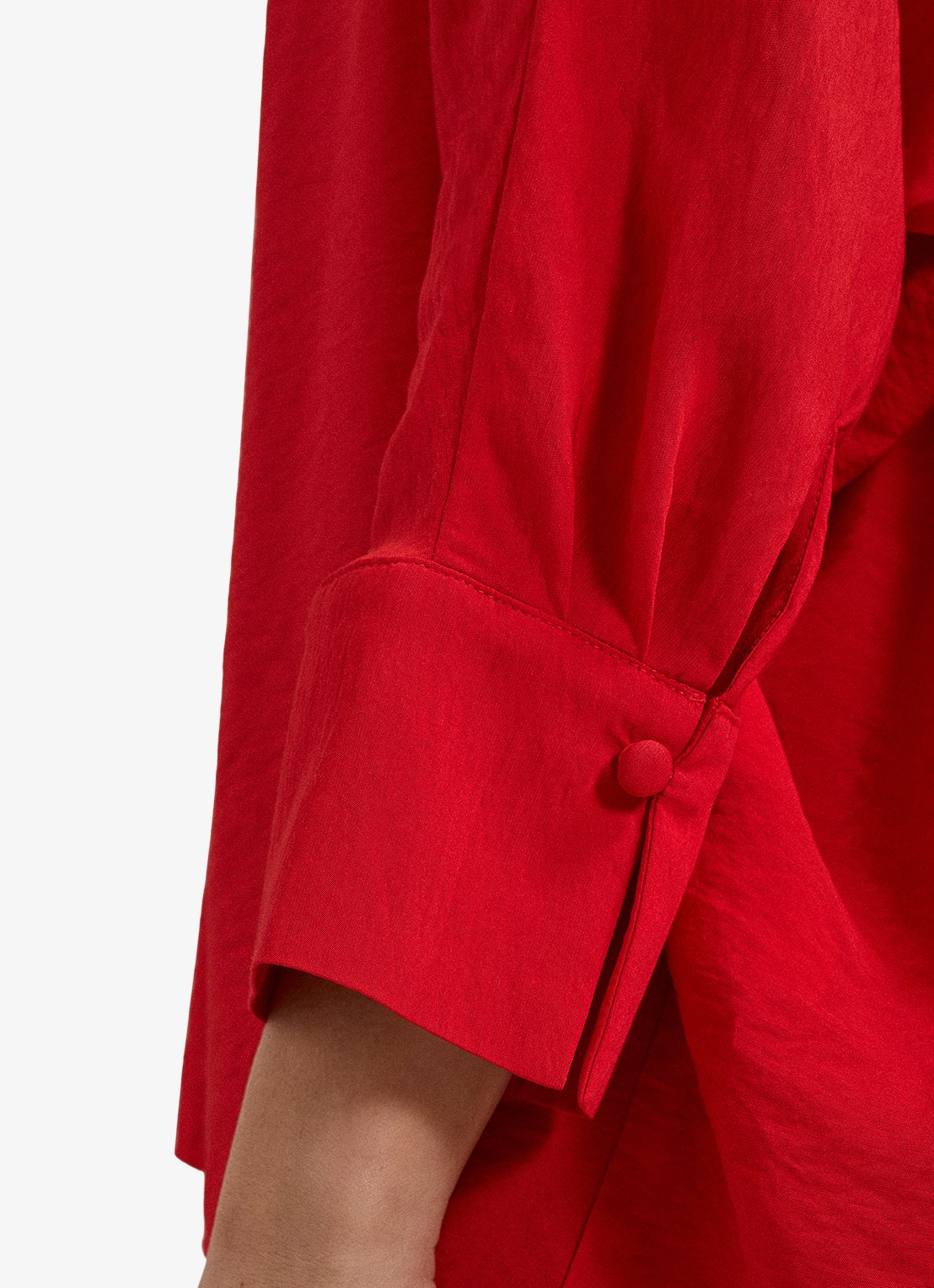 Phase Eight Cynthia blouse met V-hals - detail 5 rood