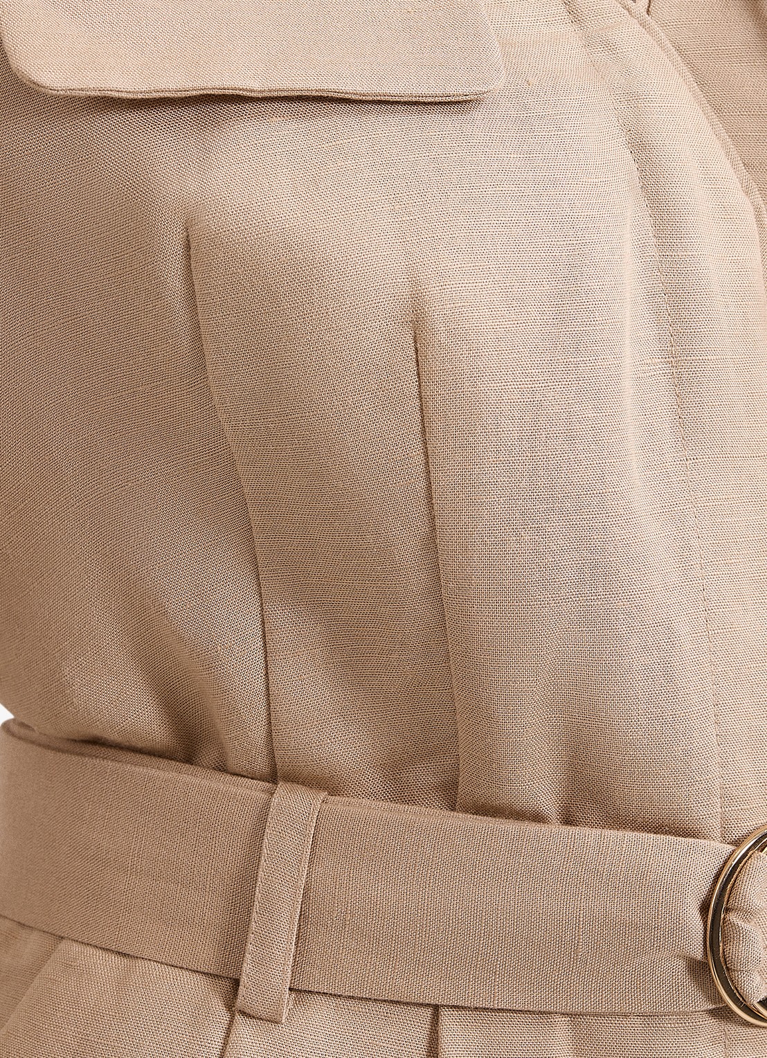 Phase Eight Daniela loose fit jumpsuit met strikceintuur - detail 6 beige